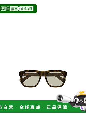 SAINT LAURENT 男士眼镜 SL558013 AW2025 棕色 全框太阳镜