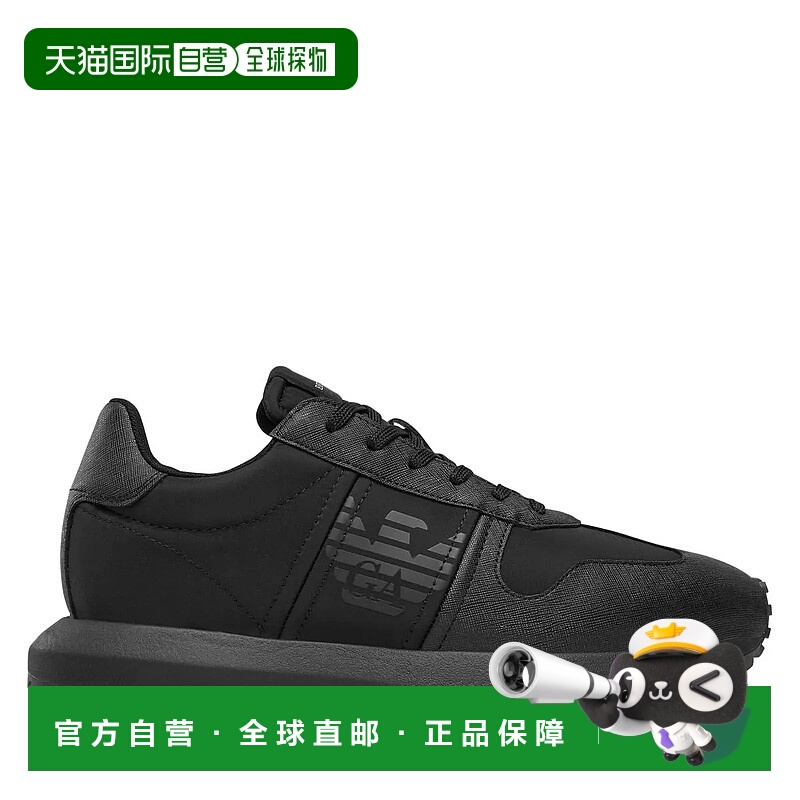 1h可退 EMPORIO ARMANI 男士运动鞋 X4X640XN949NEROK001阿玛尼