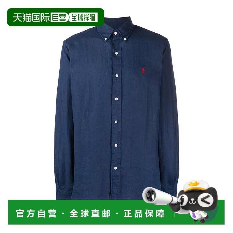 1h可退 polo ralph lauren 男士 衬衫亚麻长袖经典