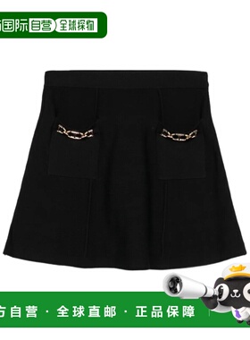 TWIN - SET 女童半身裙 251GJ3QW300006 SS2025 黑色