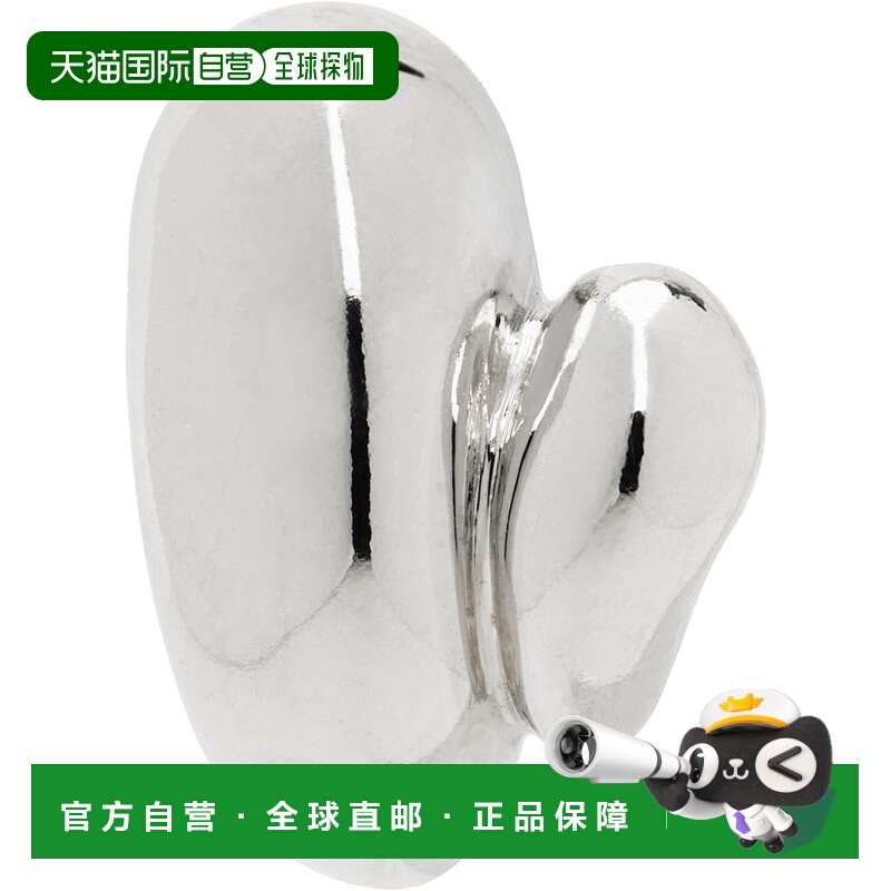 1h可退 潮奢 Maria Black 女士 单只银色 Sagene Trail 耳钉 1010