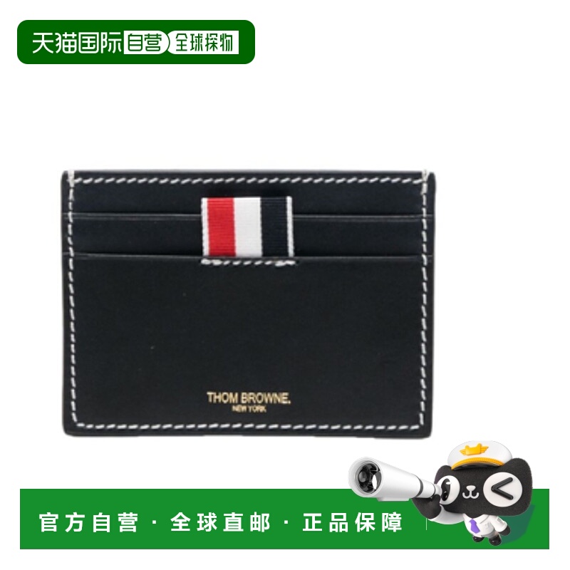 1h可退 THOM BROWNE 男士钱包 MAW020LL0044415 SS2025 黑色
