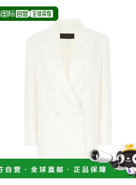 MAX MARA 女士夹克 GABARRA010 SS2025 白色 White triacetate bl