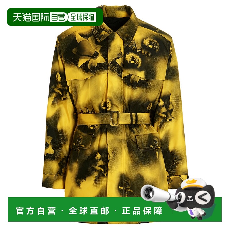 1h可退 PRADA 男士外套 SGC09111P1F0010 AW2022 黄色 Re-Nylon p