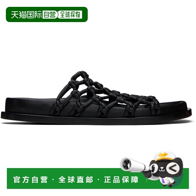 1h可退 潮奢 Jil Sander 吉尔 桑达 女士 黑色 Hand-Knotted 凉鞋