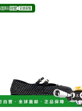 PRADA 女士芭蕾乐福鞋 1F797N3L53F0T7O SS2025 普拉达黑色单鞋