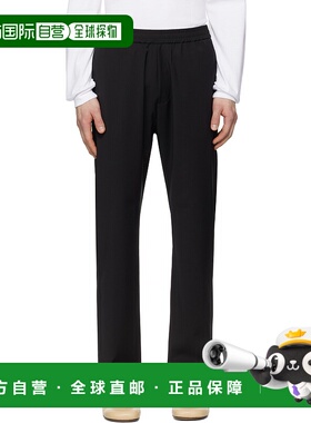 1h可退 潮奢 Barena 男士 黑色 Riobarbo Tropical 长裤 PAU50824