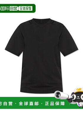 RICK OWENS 女士T恤 RP02E4200JA09 AW2025 黑色 ‘Shielding’ s