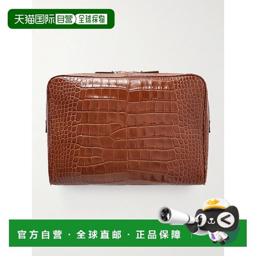 1h可退 潮奢 Tom Ford 汤姆 福特 男士 鳄鱼皮革感皮革手包 H0698