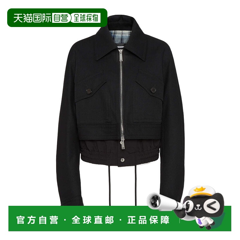 1h可退 dsquared2 女士 外套羊毛夹克