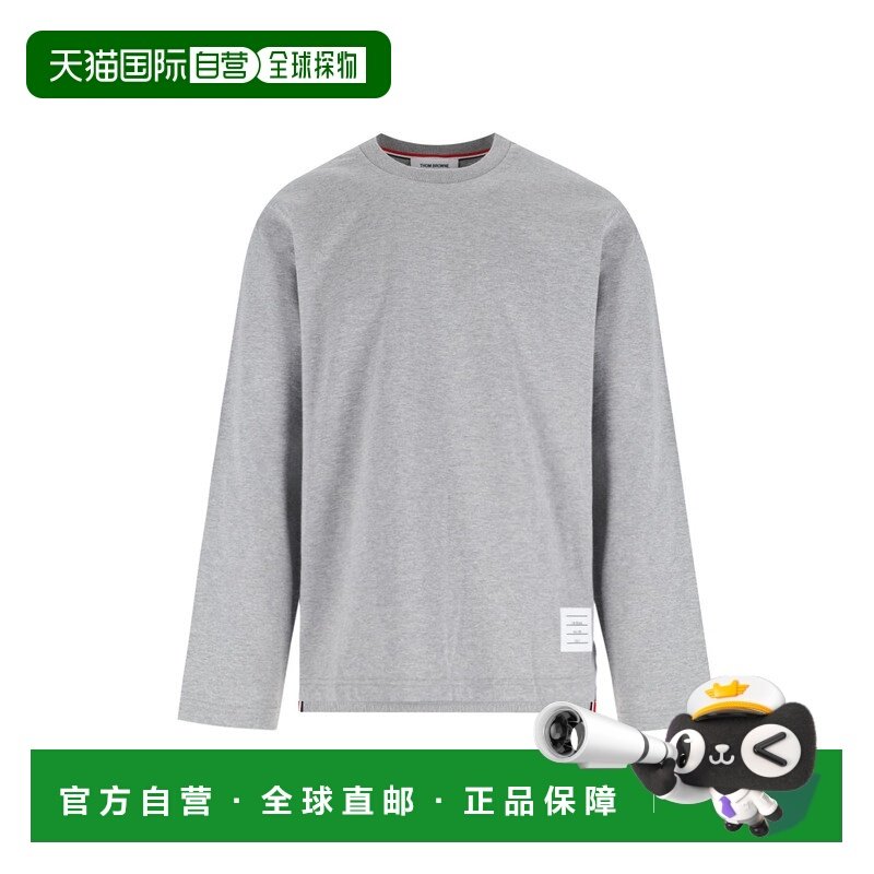 1h可退 潮奢 Thom Browne 汤姆 布朗 男士 长袖T恤 MJS289A00042