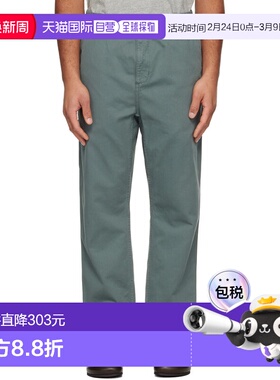 1h可退 潮奢 CARHARTT WIP 男士 绿色 Flint 长裤 I029919休闲裤
