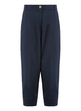 PINKO 女士休闲裤 105533A2SNG02 AW2025 黑色 Pants made of woo