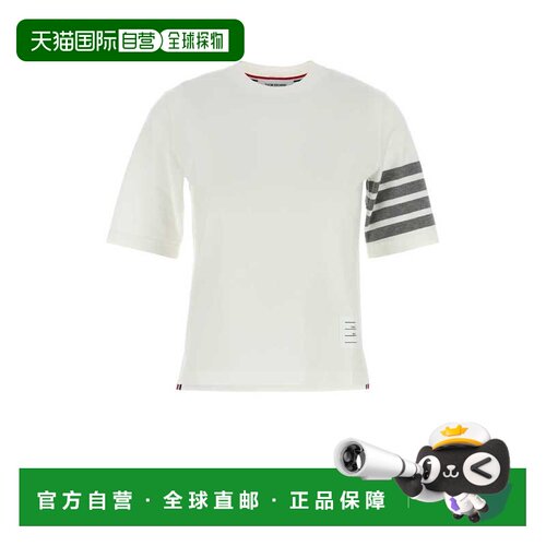 THOM BROWNE 女士T恤 FJS102G07862100 AW2026 白色