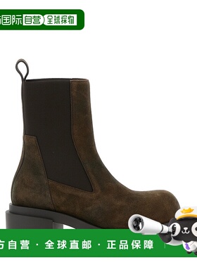 RICK OWENS 男士靴子 RR02E1832LCSI106 AW2025 深棕色