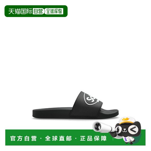 BALENCIAGA 男士凉鞋 689031W1SA71090 CO 黑色 I Scholl 泳池拖