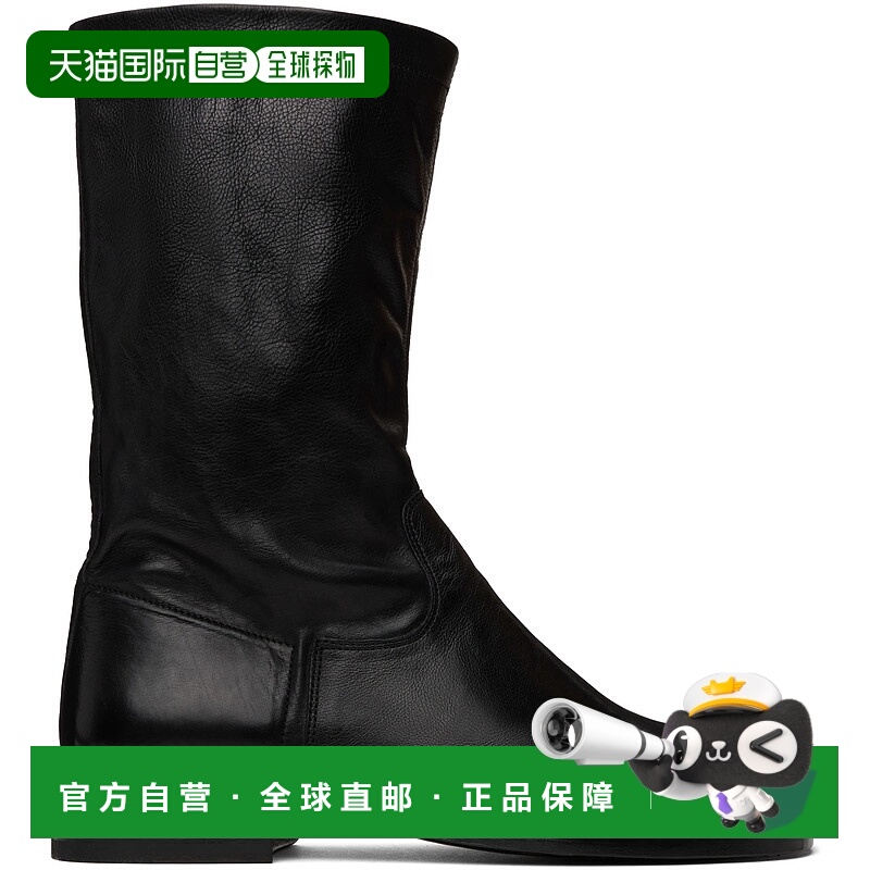 1h可退 潮奢 Lemaire 男士 黑色 Soft Workwear 中筒靴 FO0196LL0