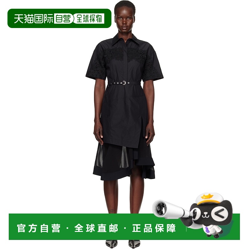1h可退 潮奢 3.1 PHILLIP LIM 菲利林3.1 女士 黑色 Cascade Hem