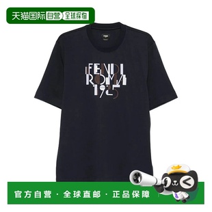 Fendi Clo T恤 Shirt Rome 蓝色 AW2025 FY0936AVOH0 男士 FENDI