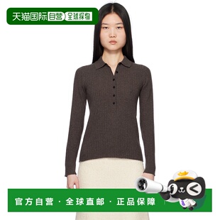 女士 棕色 KNJP24207B针织衫 潮奢 衫 Arch4 Polo 1h可退 Mable