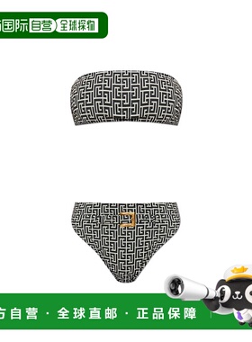 BALMAIN 女士泳装 BKBAI22000104 AW2025 黑色 Two-piece swimsui