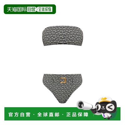 BALMAIN 女士泳装 BKBAI22000104 AW2025 黑色 Two-piece swimsui