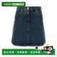 蓝色褪色牛仔短裙 1h可退 BW40XT5YCA 纪梵希 女士 潮奢 Givenchy