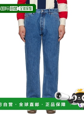 1h可退 潮奢 Drake's 男士 蓝色 Stone Wash 14.2oz Japanese Sel