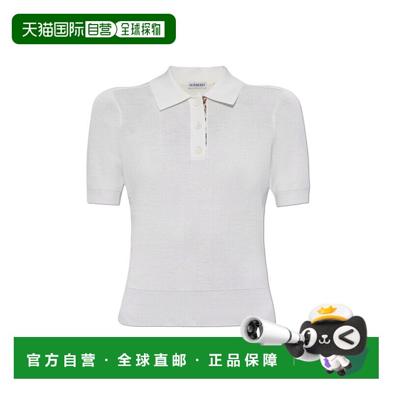 BURBERRY 女士POLO衫 8112168B7078CHALK AW2025
