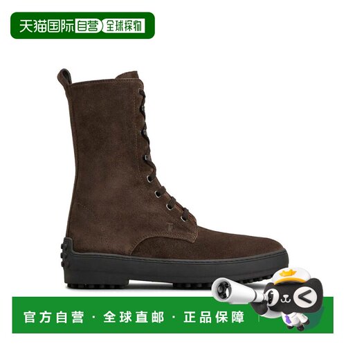 TOD'S 女士靴子 XXW84L0JU70RE0S808 AW2026 棕色 HIGH-LACED SUE
