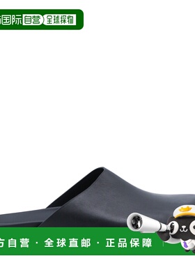 1h可退 潮奢 rick owens 瑞克 欧文斯 男士 黑色皮质凉鞋 RU01F28