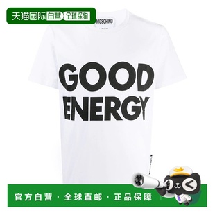 T恤 男士 A071770401001 SS2021 1h可退 白色 MOSCHINO