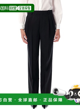 SAINT LAURENT 女士休闲裤直筒裤 837054Y7B731000 AW2025