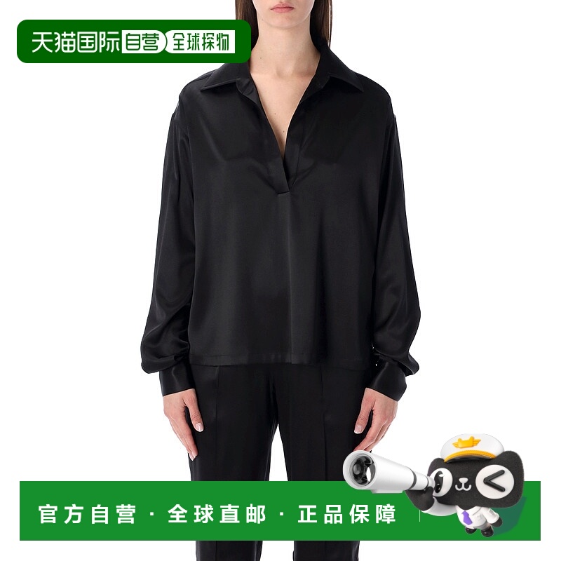 1h可退 TOM FORD 女士衬衫 TS2144FAX881NAA SS2026 黑色
