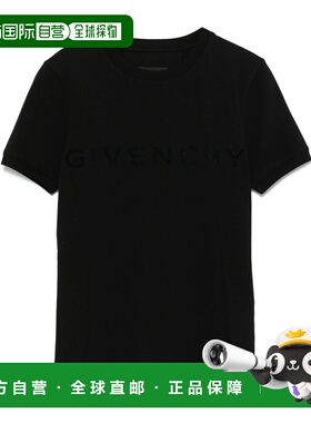 GIVENCHY 女士T恤 BW70BFP6VY008 AW2024 黑色