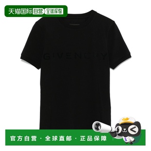 GIVENCHY 女士T恤 BW70BFP6VY008 AW2024 黑色