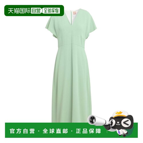 BOSS 波士 女士 夏装连衣裙 green绿色 舒适时尚