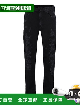 GIVENCHY 男士牛仔裤 BM50ST50NY001 AW2024 黑色 PANTALONE