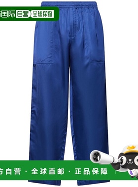 1h可退 潮奢 Bode 男士 绸缎运动裤 blue蓝色 舒适时尚