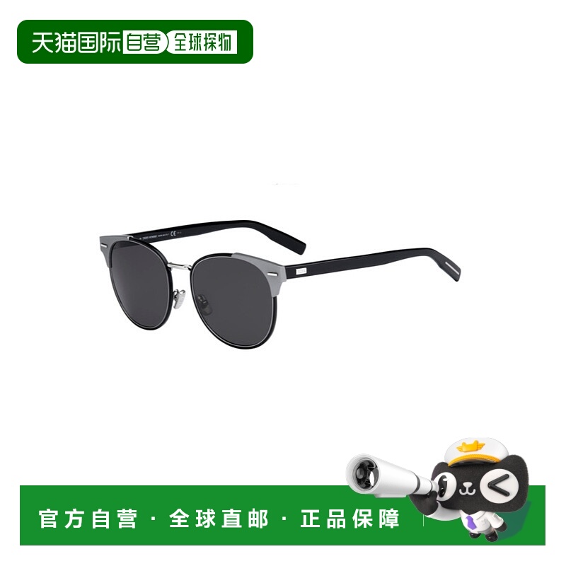 1h可退 DIOR 女士眼镜 DIOR0206SSVN AW2021 黑色 黑色徽标太阳镜