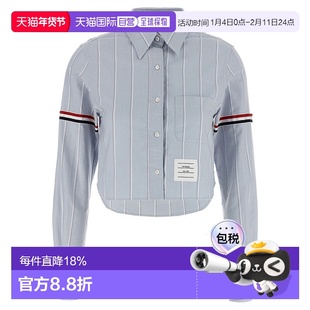 THOM BROWNE 女士衬衫 FLL183OF0660415 SS2026 蓝色