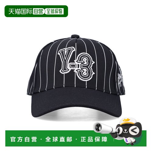 Y-3 女士帽子 26PKR8938BLK SS2026 黑色 Y-3 black pinstripe tw