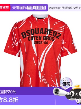 DSQUARED2 女童衬衫 DQ1619D0A4BDQ255 CO 红色 Unisex red cotto