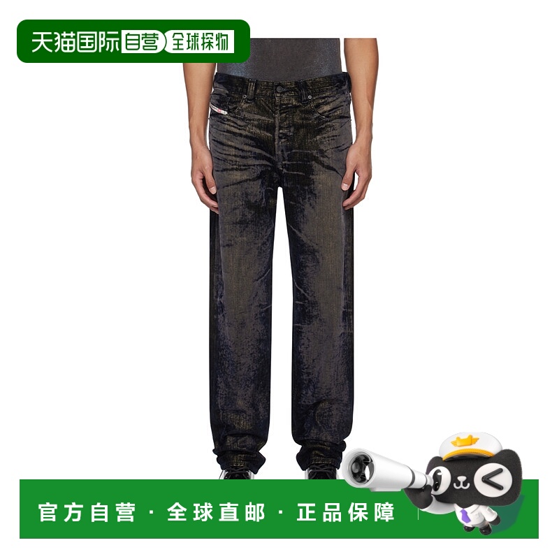 DIESEL 男士牛仔裤 A1309009I4901 SS2024 黑色 D-Macs-S牛仔裤