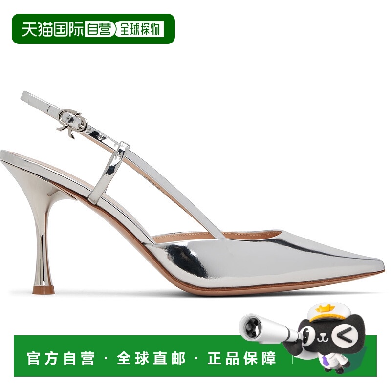 1h可退 潮奢 Gianvito Rossi 吉安维托 罗西 女士 银色 Ascent 高