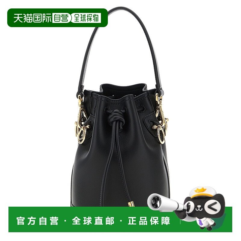 FENDI 女士手提包 8BS109AYJ1F0KUR AW2025 黑色 `Mon Tresor` Mi