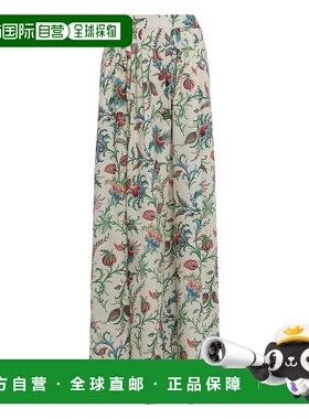 1h可退 ETRO 女士半身裙 WRFA018999SA5R9X0803 SS2026 绿色a字裙