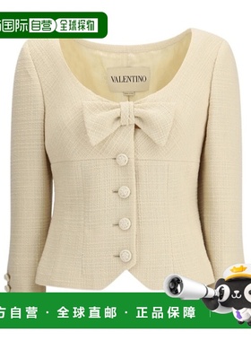 VALENTINO 女士西服 BCE4X590YDC4 AW2025 花色 长袖休闲夹克外套