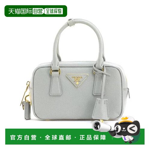 PRADA 女士手提包 1BB157NZVF0424 AW2026 BAULETTO 灰色斜挎包