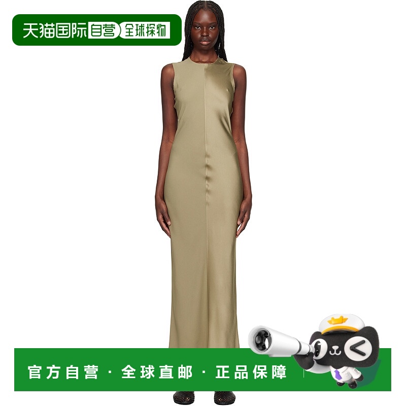 1h可退 潮奢 Ami Paris 女士 灰褐色 Straight 连衣裙 FDR366AC00